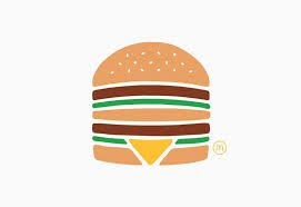 Tbwa Paris Uses Flattened Illustrations For Mcdonald S Minimal Print Campaign Minimalist Poster Big Mac Mcdonalds