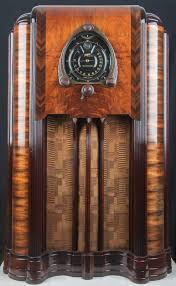 1938 Zenith 12s 267 Wood Console Vacuum Tube Radio Fully Restored Ebay Vintage Radio Art Deco Furniture Art Deco Cabinet