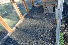 02 04 2012 Pea Gravel Flooring Pea Gravel Garden Shed Greenhouse