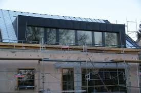 Toiture En Zinc Suite Mais Pas Fin Renovation Passive Toiture Maison Elevation Maison Lucarne De Toit