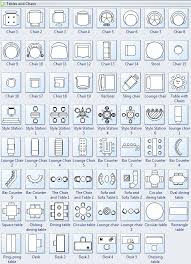 Symbols For Floor Plan Tables And Chairs In 2020 Architectural Floor Plans Floor Plan Symbols Floor Plan Drawing