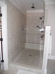 No Door Shower Opinions Bathrooms Forum Gardenweb Showers Without Doors Doorless Shower Shower Remodel