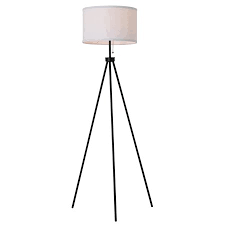 Mainstays Black Tripod Floor Lamp Walmart Com Black Tripod Floor Lamp Tripod Floor Lamps Tripod Floor