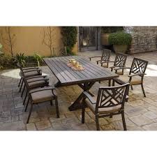 Elin 9 Piece Dining Set With Cushions Patio Dining Patio Patio Dining Set