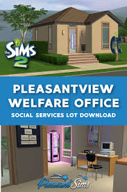 Pleasantview Community Lot Project Workforce Center Sims Sims 2 House Sims 2