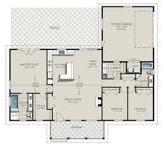 Ranch 3 Beds 2 Baths 1924 Sq Ft Plan 427 6 Houseplans Com Ranch Style House Plans Small House Plans Ranch House Plans