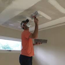 Patching Sanding Priming And Painting Ceilings Painted Ceiling Sanding Ceiling