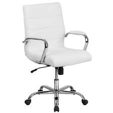 Flash Furniture White Office Desk Chair Go2286mwh In 2020 White Desk Office White Office Desk Chair