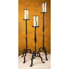 Wrought Iron Tuscan Grand Candlestick Set By Bella Toscana Wrought Iron Candle Wrought Iron Candle Holders Iron Candle Holders