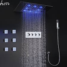 Find More Shower Heads Information About Bathroom Accessories Modern Shower Faucet Ceiling Led Large Rain Shower He Modern Shower Shower Heads Rain Shower Head