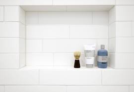 Tile Niche Mitre Edge Bathroom Remodel Plans Shower Shelves Bathroom
