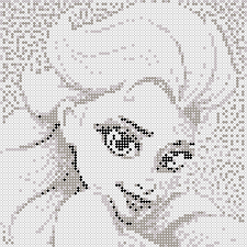 Pixel Art En Perle Hama A Realiser La Reine Des Neiges En Perler Beads Coloriage Pixel Coloriage Pixel A Imprimer Coloriage