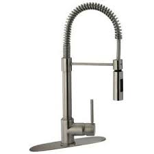 Glacier Bay Series 400 Single Handle Pull Down Sprayer Kitchen Faucet In Brushed Nickel 78pw557pelfhd At The Home Depot Kitchen Faucet Faucet Glacier Bay