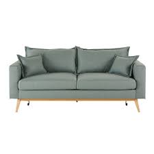 Canape Lit Vintage 3 Places Vert D Eau Canape Maison Du Monde Canape Vintage Lit Vintage
