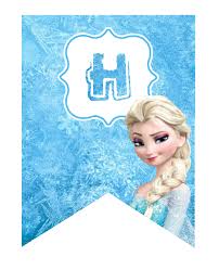 A Telecharger Printable Fanion De Banderole Reine Des Neiges Frozen Bann Decoration Reine Des Neiges Reine Des Neiges Anniversaire Coloriage Anniversaire
