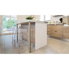 Pied De Plan De Travail Cylindrique Reglable Inox Brosse Gris De 70 A 110 Cm Leroy Merlin Table Haute Cuisine Plan De Travail Plan De Travail Cuisine