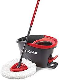 Amazon Com O Cedar Easywring Microfiber Spin Mop And Bucket Floor Cleaning System Home Kitchen Spin Mop Cleaning Mops Wet Mops
