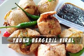 Resepi Tauhu Bergedil Rangup Cicah Sambal Kicap Cooking Recipes Recipes Malay Food