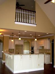 Open Kitchen By Jenny Blalock Luxe Homes Design Jefferson Park Knoxville Two Story Kitchen Distressed Kitchen Cabinets Country Kitchen Kitchen Design