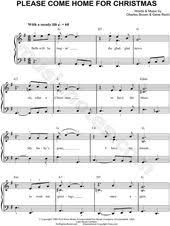 Charles Brown Please Come Home For Christmas Sheet Music Easy Piano In G Major Download Print Sheet Music Christmas Sheet Music Easy Piano