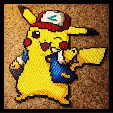 Pikachu Is Rocking His Cute Vest And Hat I Am In Love With This Project I Might Have To Make A Few For In 2020 Perler Bead Art Pixel Art Pokemon