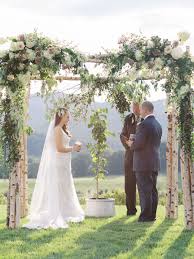 Floral Arch Accentuate A Symbolic Ceremony At Pippin Hill Farm Vineyards Wine Country Wedding Temecula Wineries Virginia Wineries