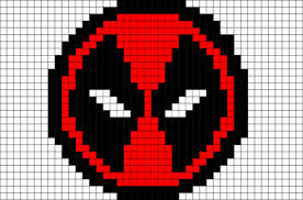 Deadpool Lego Art Pixel Art Pixel Art Design