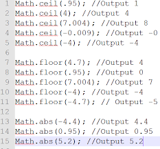 Difference Between Ceil Floor And Abs In Javascript Php Tutorial Math Flooring