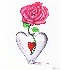 1001 Modeles Et Conseils Pour Apprendre Comment Dessiner Une Rose Comment Dessiner Une Rose Croquis De Rose Dessin Rose