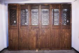 Fujian Art Antique Partition Suitable For Home Office And Condo Decoration 8 Pieces Dimension Per Piece 59w X 5d X 260h Cm Code Chf 45p8p310518