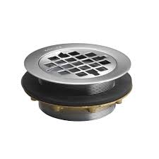 Brass Shower Drain In Brushed Chrome K 9132 G Shower Drain Kohler Kohler Shower
