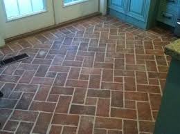 Entryways And Hallways Brick Tile Floor Brick Flooring Brick Tiles