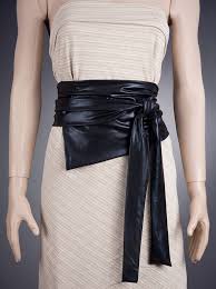 Leather Look Wide Black Belt Fabric Belt Wide Belt Long Belt Infinity Belt Womens Black Belt Thick Black Belt Womens Black Belt Fashion Wide Belt