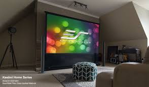 Buy Online Electric Floor Rising Projection Screen At Elitescreens In Reasonable Price Projection Screen Projector Screen Best Projector Screen