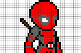Deadpool Pixel Art Pixel Art Pixel Art Design Art