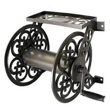 Decorative Steel Hose Reel 708 At The Home Depot Hose Reel Garden Hose Reel Hose Reels