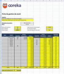 Feuille De Calcul Excel Gestion Des Stocks Gestion Calcul Feuille De Calcul