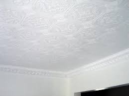 Fancy Ceiling Paper To Cover The Asbestos Popcorn Ceiling Ceiling Paper Wallpaper Ceiling Home Depot Wallpaper