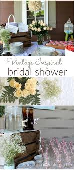 Vintage Bridal Shower Christinas Adventures Bridal Shower Rustic Bridal Shower Decorations Diy Bridal Shower Decorations Vintage