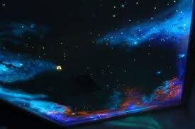 Glow In The Dark Star Ceiling Painting Kit Wall Painting Murals Space Fantasy Ceiling Painting Star Ceiling Dark Ceiling