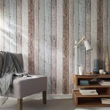 Papier Peint Vinyle Sur Intisse Planches Bois Bleute Castorama Papier Peint Vinyle Papier Peint Papier Peint Chambre