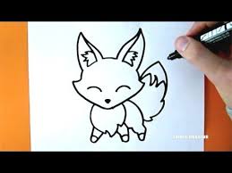 Dessin Facile Comment Dessiner Un Renard Kawaii Chris Dessine Youtube Comment Dessiner Un Renard Dessin Kawaii Dessins Faciles Mignons