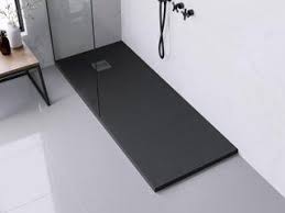 Receveur De Douche L 170 X L 70 Cm Resine Noir Remix Leroy Merlin En 2020 Receveur De Douche Douche Receveur Douche Extra Plat