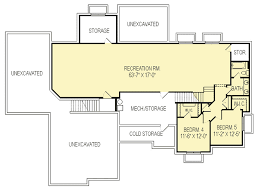 Plan 290068iy Angular Modern House Plan With Huge Rec Room In Basement Modern Floor Plans Modern House Plan House Plans
