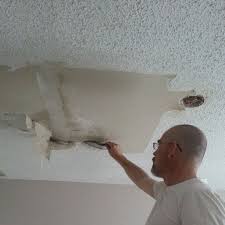 Remove Popcorn Ceiling In 9 Easy Steps Removing Popcorn Ceiling Popcorn Ceiling Popcorn Ceiling Makeover