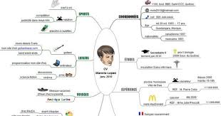 Exemples De Cartes Mentales Pour Faire Un Cv Mind Map Mental Map About Me Blog