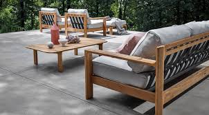 Gloster Loop Collection Modern Luxury Outdoor Furniture Gloster Luxury Outdoor Furniture Furniture Outdoor Furniture