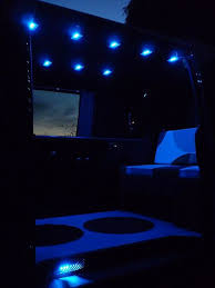 Vw T4 Blue Interior Led Lights By Vanguard Conversions Via Flickr Interior Led Lights Blue Interior Campervan