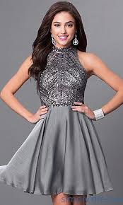 Milano Formals Short Silver Designer Homecoming Dress Short Silver Dress Silver Formal Dresses Dresses