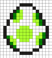 Yoshi Egg Disney Perler Bead Pattern Perler Bead Mario Easy Pixel Art Pixel Art